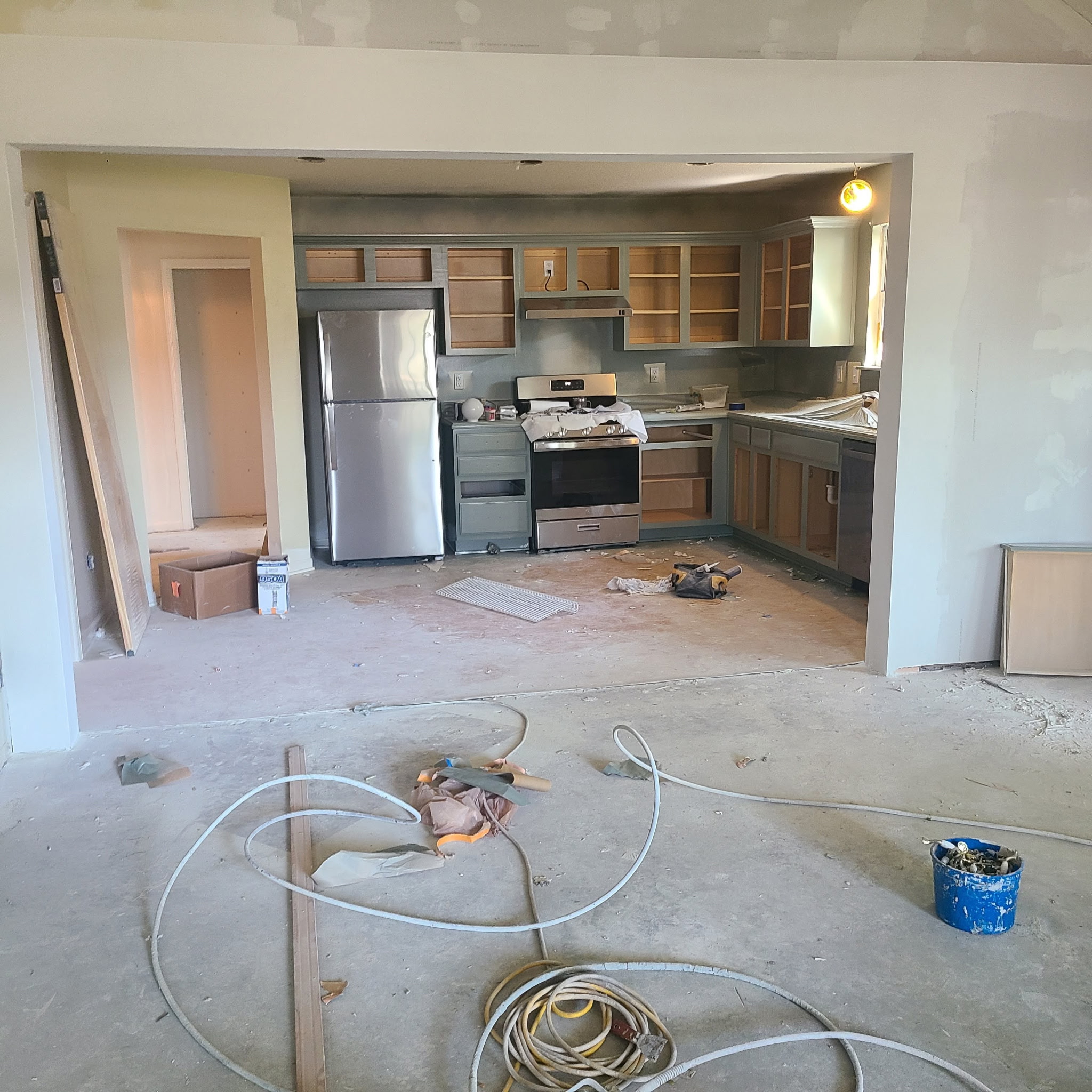 Beam installation and remodel